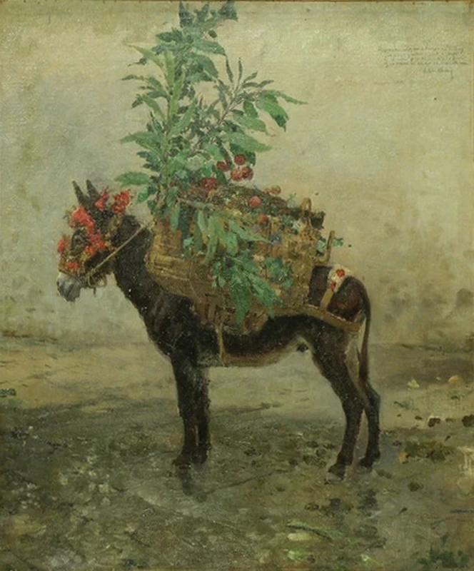 Asinello carico di fiori - Galleria d’Arte Moderna, Milano